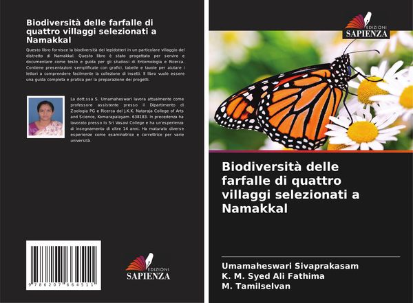 Produktbild: Biodiversit&agrave; delle farfalle di quattro villaggi selezionati a Namakkal