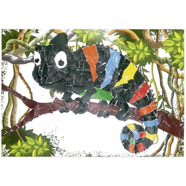 Produktbild: URSUS 8 Schnipselbilder "Dschungel"