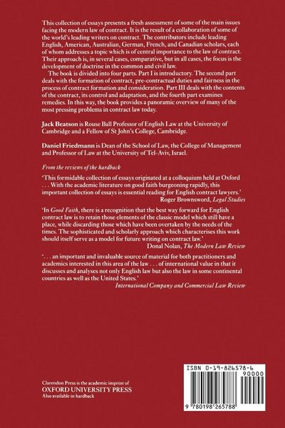 Produktbild: Good Faith and Fault in Contract Law