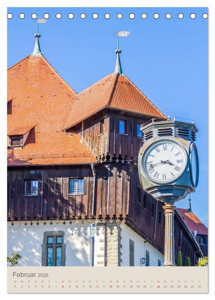 Produktbild: MEERSBURG UND KONSTANZ Historie am Bodensee (Tischkalender 2026 DIN A5 hoch), CALVENDO Monatskalender