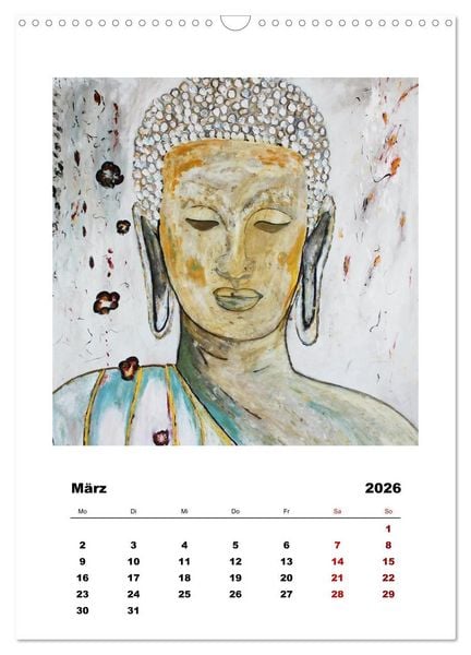 Produktbild: Buddha Relax (Wandkalender 2026 DIN A3 hoch), CALVENDO Monatskalender