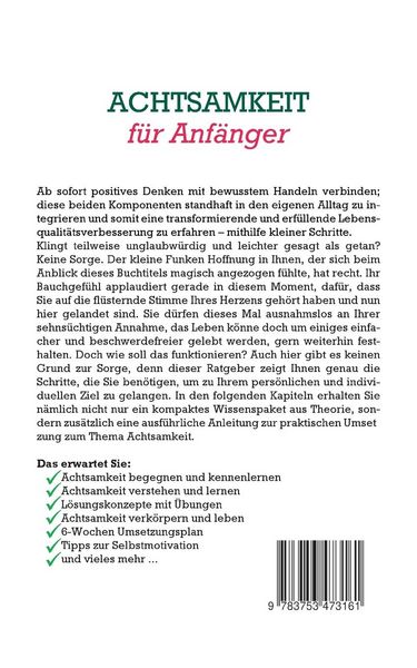 Produktbild: Achtsamkeit f&uuml;r Anf&auml;nger: Wie Sie durch gezieltes Achtsamkeitstraining Stress re