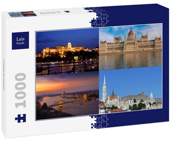 Produktbild: Lais Puzzle Collage Budapest 1000 Teile