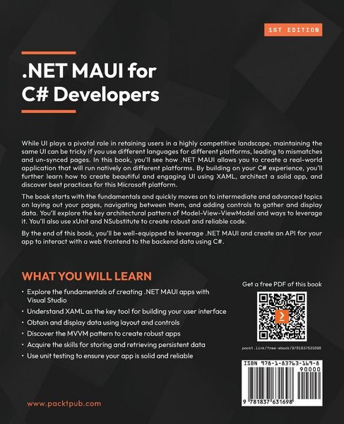 Produktbild: NET MAUI for C# Developers