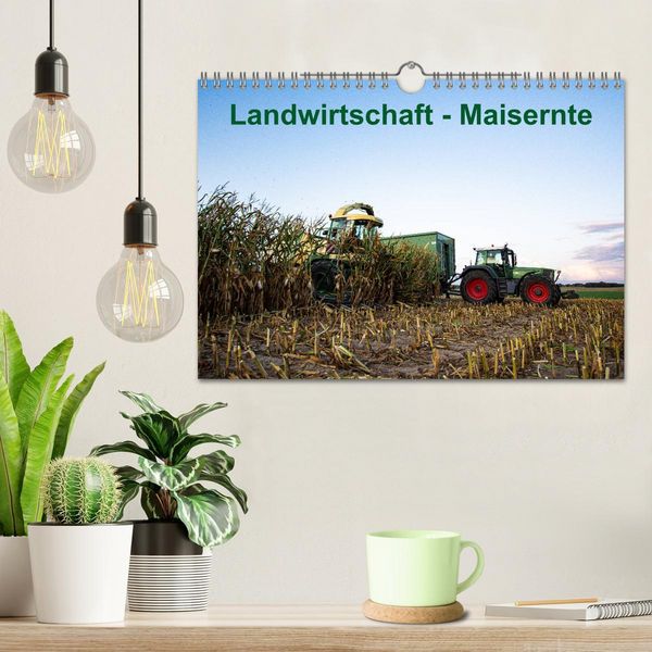 Produktbild: Landwirtschaft - Maisernte (Wandkalender 2026 DIN A4 quer), CALVENDO Monatskalender
