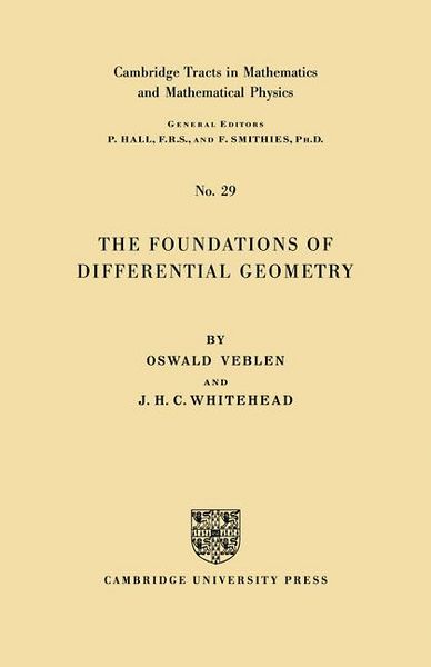 Produktbild: The Foundations of Differential Geometry