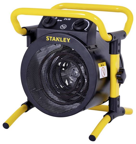 Produktbild: STANLEY SXJH102000E Heizl&uuml;fter 2000W 20m&sup2; Schwarz/Gelb
