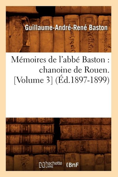 Produktbild: M&eacute;moires de l'abb&eacute; Baston