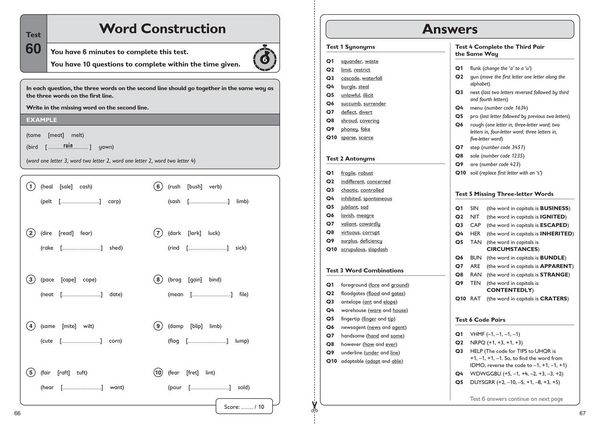Produktbild: 11+ Verbal Reasoning Quick Practice Tests Age 10-11 (Year 6) Set B