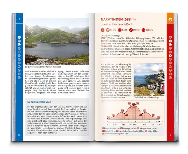 KOMPASS Wanderführer Lofoten, Vesterålen und Senja, 70 Touren