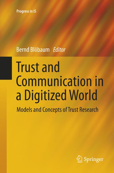 Produktbild: Trust and Communication in a Digitized World