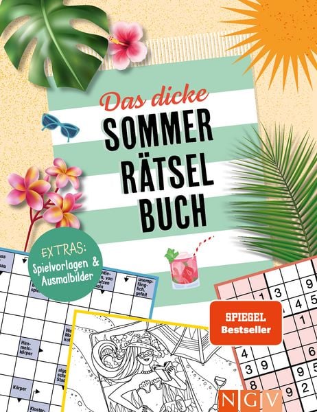 Das dicke Sommer-Rätselbuch, Taschenbuch von , Naumann & Göbel, 9783625197232