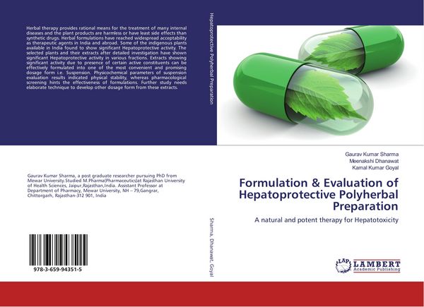 Produktbild: Formulation & Evaluation of Hepatoprotective Polyherbal Preparation