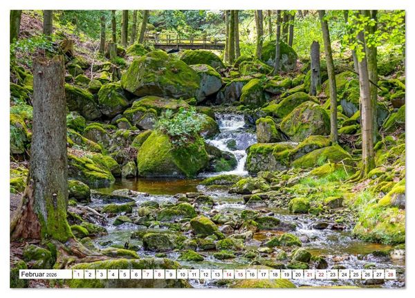 Produktbild: Harzwanderung-Durch das Ilsetal zu den Ilsef&auml;llen (Tischkalender 2026 DIN A5 quer), CALVENDO Monatskalender