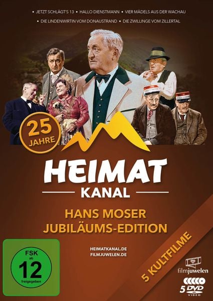 Produktbild: Hans Moser Jubil&auml;ums-Edition (25 Jahre Heimatkanal) [5 DVDs]