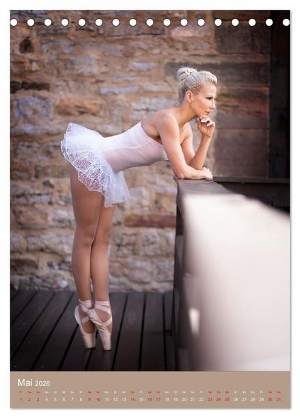 Produktbild: Ballett Impressionen (Tischkalender 2026 DIN A5 hoch), CALVENDO Monatskalender
