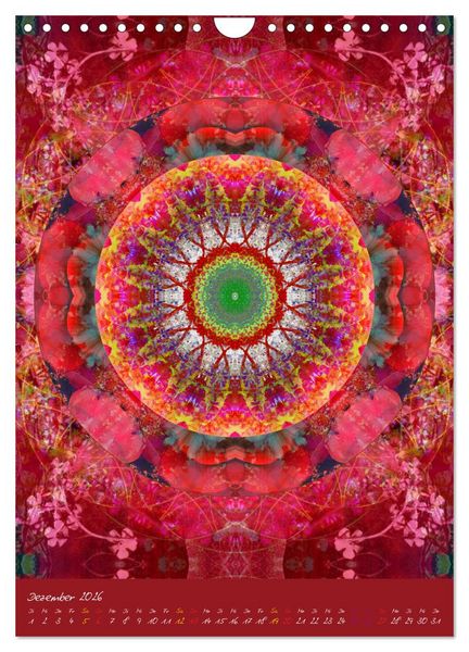 Produktbild: Bl&uuml;hende Mandalas (Wandkalender 2026 DIN A4 hoch), CALVENDO Monatskalender