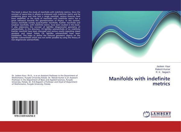 Produktbild: Manifolds with indefinite metrics