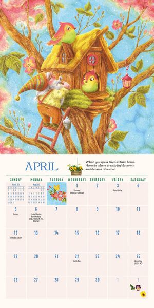 Produktbild: Gnome Life Mini Wall Calendar 2026