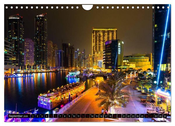 Produktbild: Dubai W&uuml;stenstadt (Wandkalender 2026 DIN A4 quer), CALVENDO Monatskalender