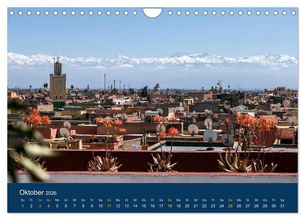 Produktbild: Marokko Traumlandschaften (Wandkalender 2026 DIN A4 quer), CALVENDO Monatskalender