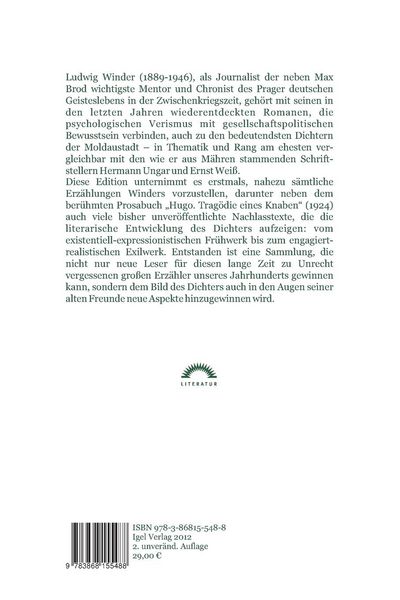 Produktbild: Ludwig Winder Werke / Hugo