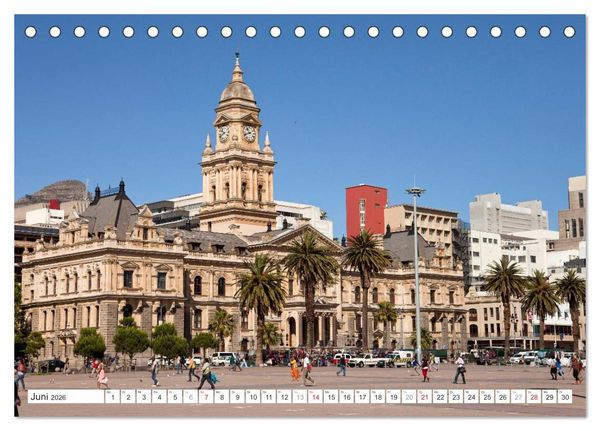 Produktbild: S&uuml;dafrika - Kapstadt (Tischkalender 2026 DIN A5 quer), CALVENDO Monatskalender