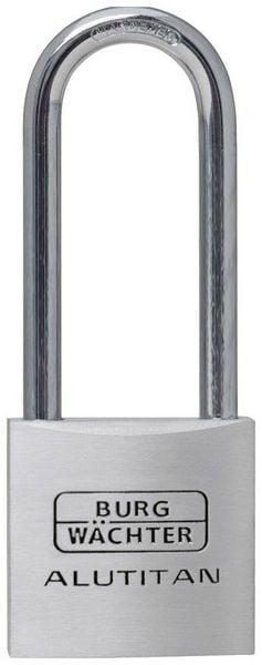 Produktbild: Burg W&auml;chter 36041 Vorh&auml;ngeschloss 29.70 mm verschieden schlie&szlig;end Aluminium Schl&uuml;sselschloss