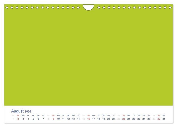 Produktbild: Farbiger Bastelkalender (Wandkalender 2026 DIN A4 quer), CALVENDO Monatskalender