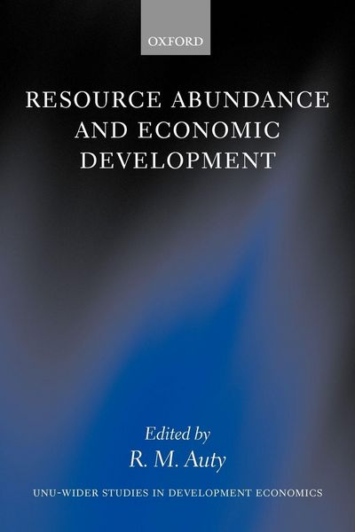 Produktbild: Resource Abundance and Economic Development