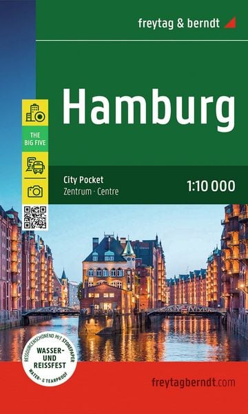 Produktbild: freytag & berndt Innenstadtplan Hamburg 1:10.000