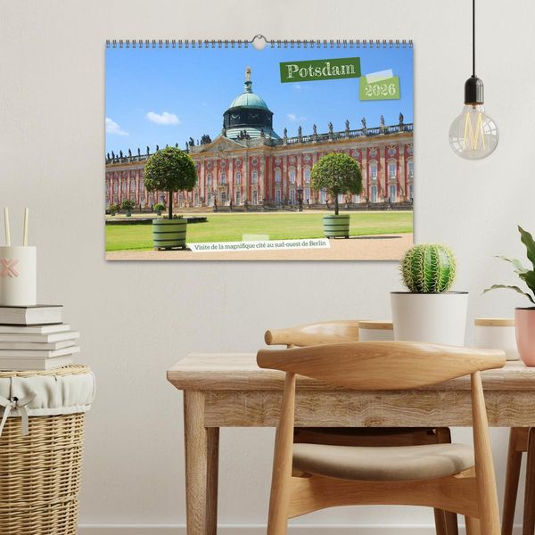 Produktbild: Potsdam - Visite de la magnifique cit&eacute; au sud-ouest de Berlin (Calendrier mural 2026 DIN A3 vertical), CALVENDO calendrier mensuel