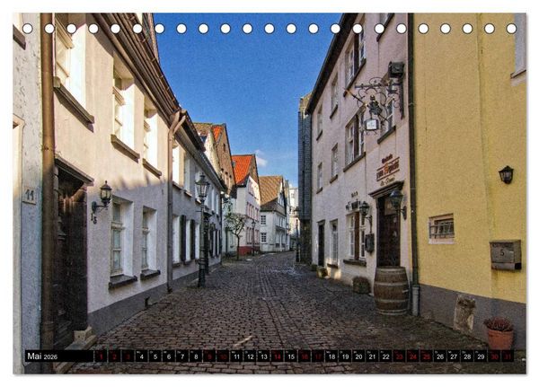 Produktbild: Stadtansichten L&uuml;denscheid, die Oberstadt (Tischkalender 2026 DIN A5 quer), CALVENDO Monatskalender