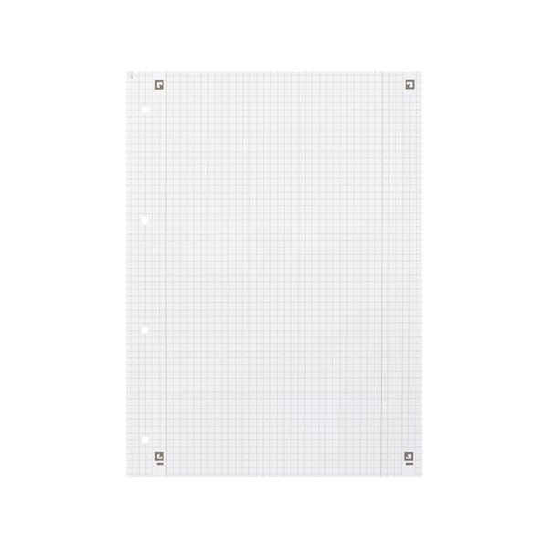 Produktbild: OXFORD Collegeblock A4+ 80 Blatt, kariert mit Rand links und rechts, 90 g/m&sup2;, 4fach gelocht