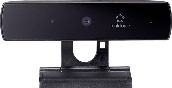 Produktbild: Renkforce RF-WC1080P1 Full HD-Webcam 1920 x 1080 Pixel Klemm-Halterung