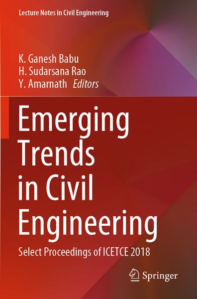Produktbild: Emerging Trends in Civil Engineering