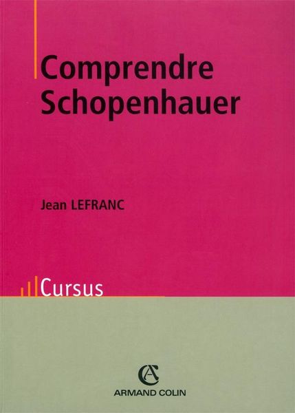 Produktbild: Comprendre schopenhauer