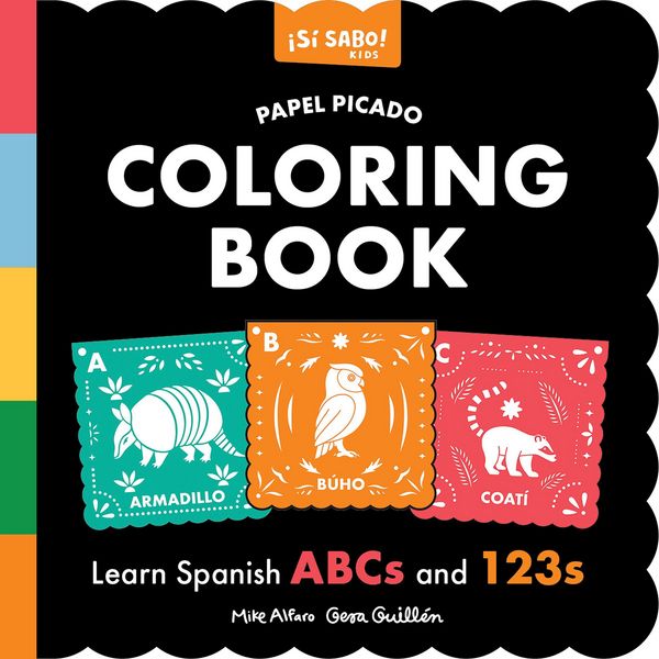 Produktbild: Papel Picado Spanish Coloring Book