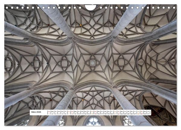 Produktbild: Gew&ouml;lbe des Glaubens &ndash; Kirchendecken Europas (Wandkalender 2026 DIN A4 quer), CALVENDO Monatskalender