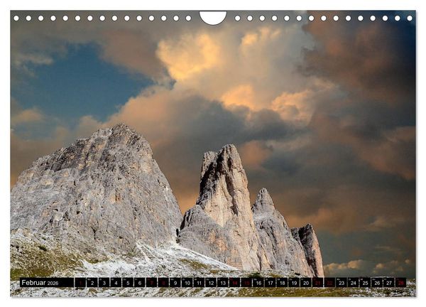 Produktbild: Weltkulturerbe Dolomiten S&uuml;d Tirol (Wandkalender 2026 DIN A4 quer), CALVENDO Monatskalender