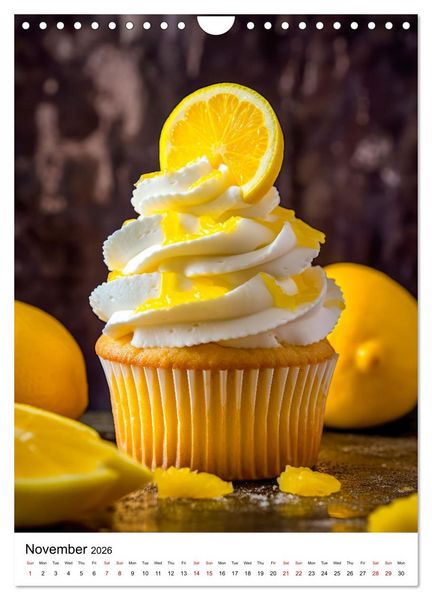 Produktbild: Yummy Cupcakes (Wall Calendar 2026 DIN A4 portrait), CALVENDO 12 Month Wall Calendar