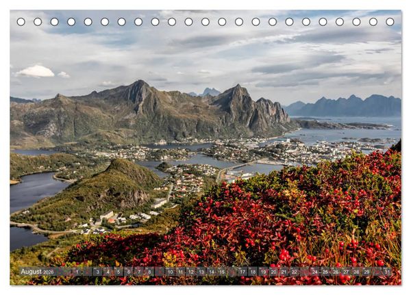 Produktbild: Norwegen - Mythos Landschaften (Tischkalender 2026 DIN A5 quer), CALVENDO Monatskalender