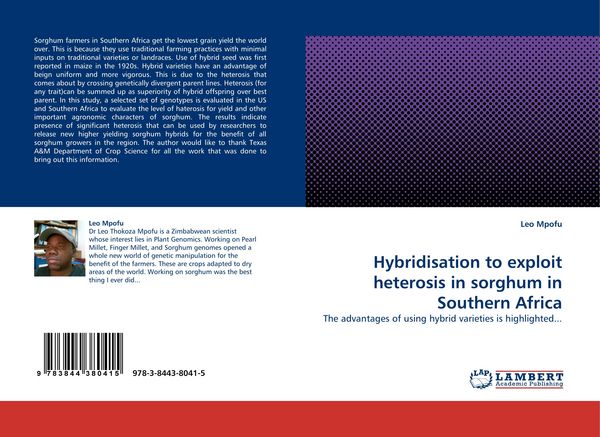 Produktbild: Hybridisation to exploit heterosis in sorghum in Southern Africa