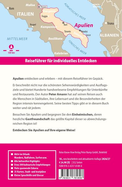Produktbild: Reise Know-How Reisef&uuml;hrer Apulien