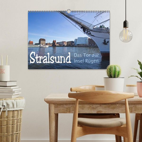 Produktbild: Stralsund. Das Tor zur Insel R&uuml;gen (Wandkalender 2026 DIN A3 quer), CALVENDO Monatskalender