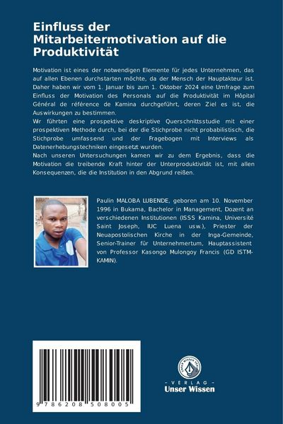 Produktbild: Einfluss der Mitarbeitermotivation auf die Produktivit&auml;t