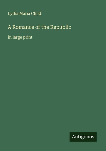 Produktbild: A Romance of the Republic