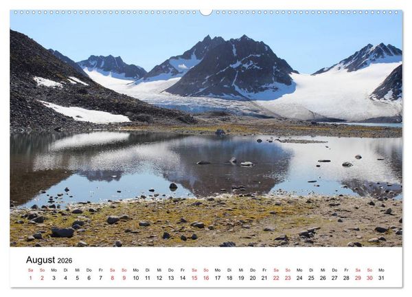 Produktbild: Svalbard 2026 (hochwertiger Premium Wandkalender 2026 DIN A2 quer), Kunstdruck in Hochglanz