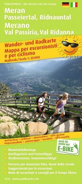 Produktbild: Meran/Merano Wander- und Radkarte