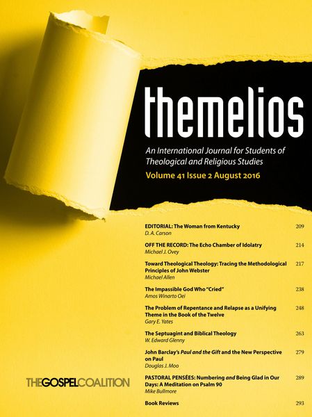 Produktbild: Themelios, Volume 41, Issue 2